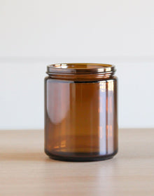  Amber 8 oz. Mixie Jar