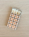 Autumn Gingham Mini Matchbox | 6 pk