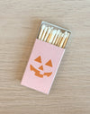 Pink Jack O' Lantern Mini Matchbox | 6 pk