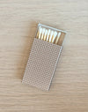 Cocoa Brown Micro Gingham Mini Matchbox | 6 pk