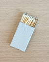 Hydrangea Blue Micro Gingham Mini Matchbox | 6 pk