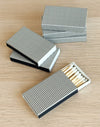 Midnight Micro Gingham Mini Matchbox | 6 pk