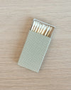 Moss Green Micro Gingham Mini Matchbox | 6 pk
