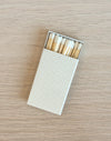 Oatmeal Beige Micro Gingham Mini Matchbox | 6 pk