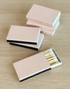 Petal Pink Micro Gingham Mini Matchbox | 6 pk