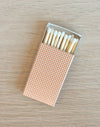 Rust Micro Gingham Mini Matchbox | 6 pk