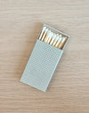 Sage Green Micro Gingham Mini Matchbox | 6 pk