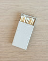 Stone Gray Micro Gingham Mini Matchbox | 6 pk