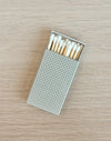 Thyme Green Micro Gingham Mini Matchbox | 6 pk