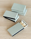 Thyme Green Micro Gingham Mini Matchbox | 6 pk