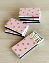 Pink Pumpkin Mini Matchbox | 6 pk