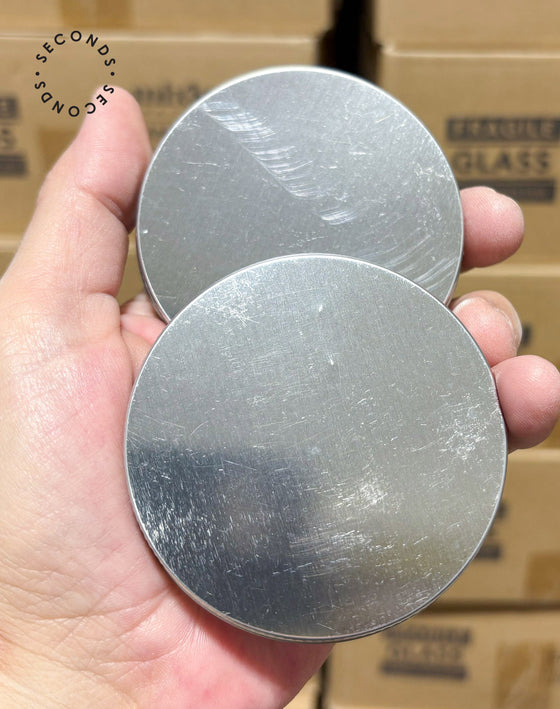 SECONDS | Silver 8 oz. Mixie Lids | 12 pk