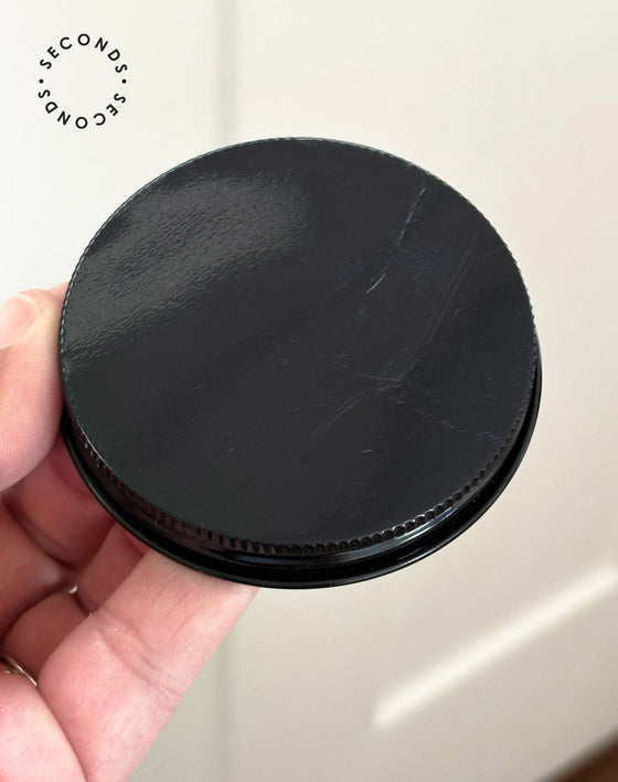 SECONDS Black 8 oz. Mixie Lids