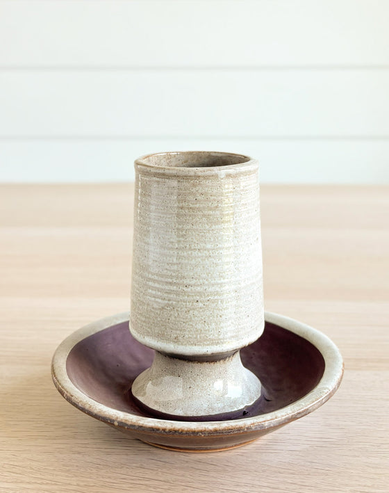 Stoneware Match Holder