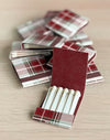 Tartan Plaid Matchbooks | 12 pk