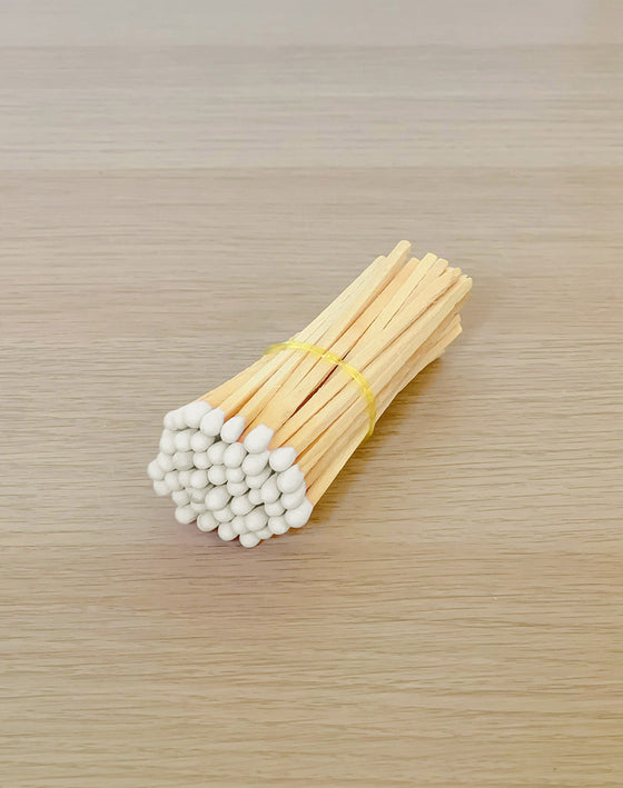4" Matchsticks | White
